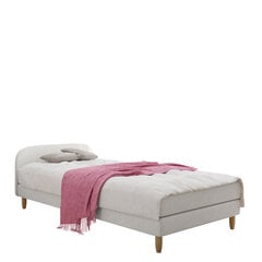 Кровать Moriba 2 120x200см, светло-серая цена и информация | Кровати | pigu.lt