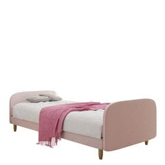 Кровать Moriba 3 90x200см, розовая цена и информация | Кровати | pigu.lt
