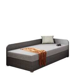 Кровать Draban 90x200см, серая/светло-серая цена и информация | Кровати | pigu.lt