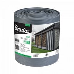 Tvoros dengimo juosta Bradas Solid 1200g/m2, 19cm x 26m, pilka kaina ir informacija | Tvoros ir jų priedai | pigu.lt
