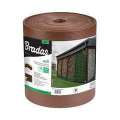 Tvoros dengimo juosta Bradas Solid 19cm x 26m, ruda kaina ir informacija | Tvoros ir jų priedai | pigu.lt