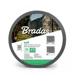 Tvoros dengimo juosta Bradas Solid 4.75cm x 50m, grafito kaina ir informacija | Tvoros ir jų priedai | pigu.lt