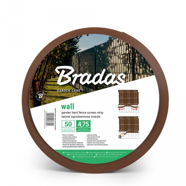 Tvoros dengimo juosta Bradas Solid 4.75cm x 50m, ruda kaina ir informacija | Tvoros ir jų priedai | pigu.lt