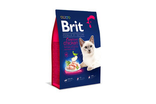 Brit Premium by Nature Cat Sterilized sterilizuotoms katėms su vištiena 300 g kaina ir informacija | Sausas maistas katėms | pigu.lt