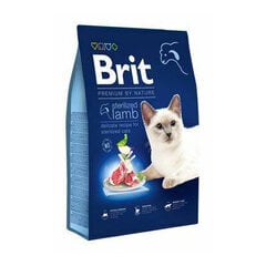 Brit Dry Premium sterilizuotoms katėms su ėriena, 300 g kaina ir informacija | Sausas maistas katėms | pigu.lt
