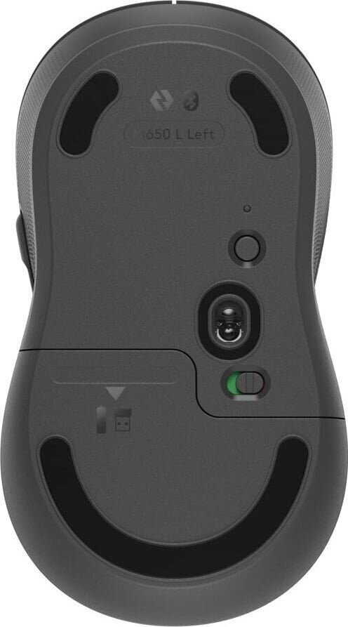 Logitech M650 Kompiuterinė pelė skirta kairiarankiams, juoda/pilka kaina ir informacija | Pelės | pigu.lt