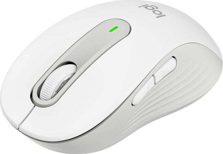 Logitech M650, balta/pilka цена и информация | Pelės | pigu.lt