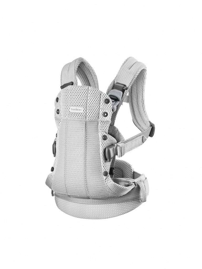 BABYBJORN nešioklė HARMONY 3D Mesh, 088004, sidabrinė kaina ir informacija | Nešioklės | pigu.lt