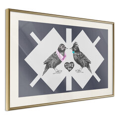 Plakatas Bird Love kaina ir informacija | Reprodukcijos, paveikslai | pigu.lt
