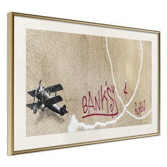 Plakatas Banksy: Love Plane kaina ir informacija | Reprodukcijos, paveikslai | pigu.lt