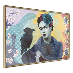 Plakatas Frida with a Raven kaina ir informacija | Reprodukcijos, paveikslai | pigu.lt