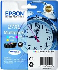 Картридж с оригинальными чернилами Epson T27XL, Жёлтый, Циановый, Розовый цена и информация | Картриджи для струйных принтеров | pigu.lt