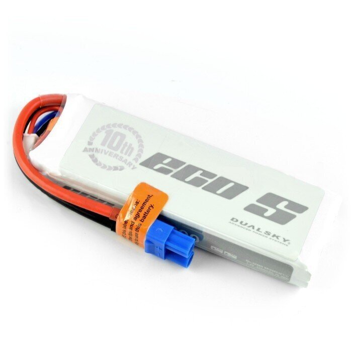 Dualsky 2200mAh 20C 2S 7.4V цена и информация | Akumuliatoriai telefonams | pigu.lt