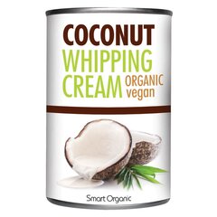 Ekologiškas plakamasis kokosų kremas Smart Organic, 400 g kaina ir informacija | Priedai maistui ruošti | pigu.lt