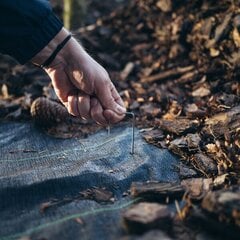 Metalinės smeigės Bradas "J" formos 3/15 cm, 100 vnt. kaina ir informacija | Sodo įrankiai | pigu.lt