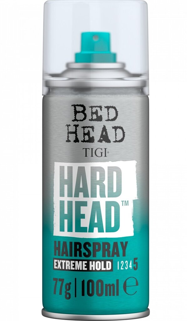 Stiprios fiksacijos plaukų lakas Tigi Bed Head Hard Head Hairspray 100 ml kaina ir informacija | Plaukų formavimo priemonės | pigu.lt
