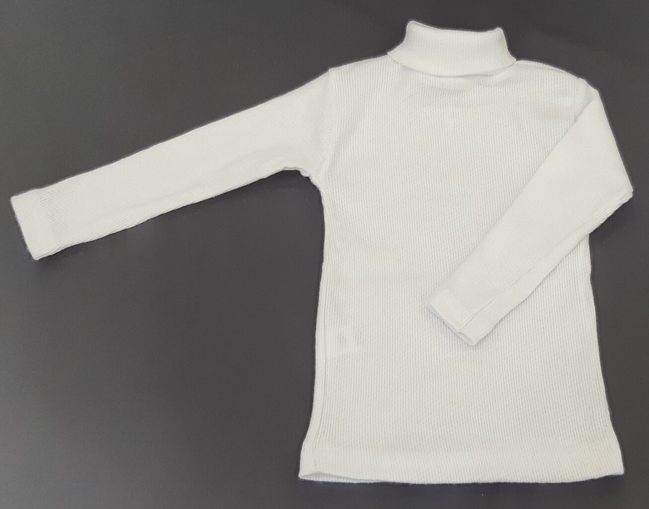Megztinis aukštu kaklu mergaitėms, baltas kaina ir informacija | Megztiniai, bluzonai, švarkai mergaitėms | pigu.lt