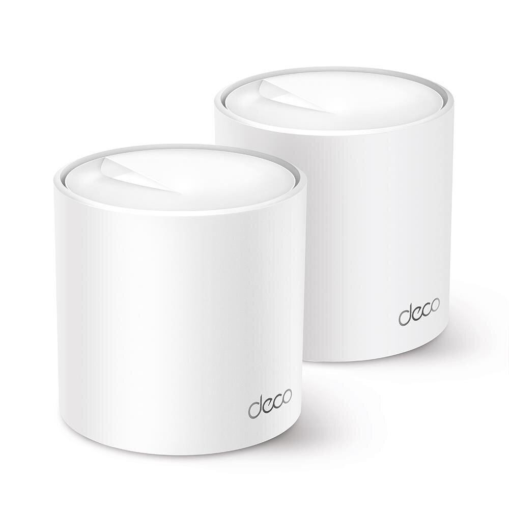 Wireless Router|TP-LINK|Wireless Router|2-pack|2900 Mbps|Mesh|Wi-Fi 6|3x10/100/1000M|Number of antennas 2|DECOX50(2-PACK) цена и информация | Belaidės prieigos taškai (Access Points) | pigu.lt