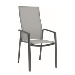 Kėdė su paaukštinta atrama Stern Kari, pilka kaina ir informacija | Lauko kėdės, foteliai, pufai | pigu.lt