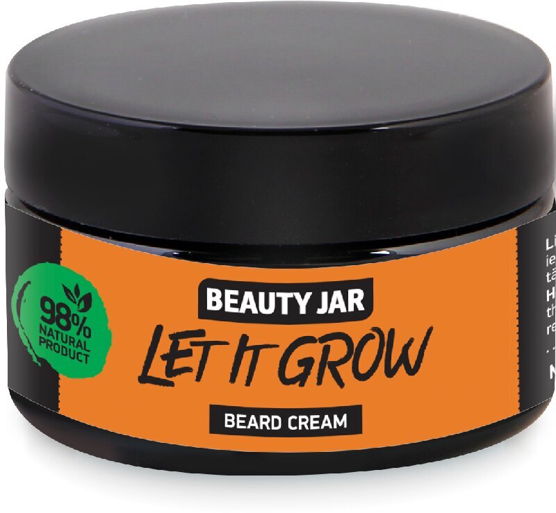 Barzdos kremas Beauty Jar Let It Grow Beard Cream, 60 g kaina ir informacija | Skutimosi priemonės ir kosmetika | pigu.lt