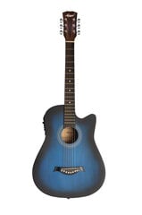 Elektrinės akustinės gitaros rinkinys Aiersi SG040 CE 38" kaina ir informacija | Gitaros | pigu.lt