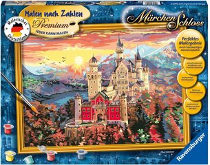 Картина по номерам Ravensburger, 40х30см "Замок Нойшванштайн", Li R28902 цена и информация | Набор для рисования по номерам | pigu.lt