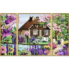 Картина по номерам Ravensburger, 80х50см "Zauberhaftes Cottage", Li R28982 цена и информация | Живопись по номерам | pigu.lt