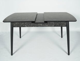 Išskleidžiamas stalas BALI Black Marble kaina ir informacija | Virtuvės ir valgomojo stalai, staliukai | pigu.lt
