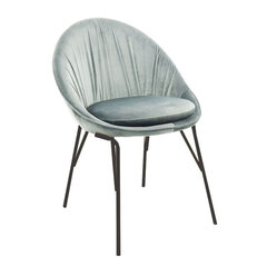 Kėdė DKD Home Decor, 60x60x87 cm, pilka kaina ir informacija | Virtuvės ir valgomojo kėdės | pigu.lt