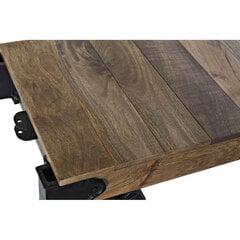 Šoninis stalas DKD Home Decor, Metalas/Mango mediena, (120 x 56 x 41 cm) kaina ir informacija | Kavos staliukai | pigu.lt