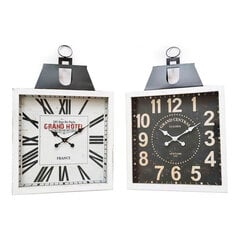 DKD Home Decor sieninis laikrodis juodas 60 x 6 x 89 cm 2 vnt. kaina ir informacija | Laikrodžiai | pigu.lt