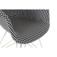 Kėdė su atrama DKD Home Decor, 63x61x83 cm, pilkas kaina ir informacija | Virtuvės ir valgomojo kėdės | pigu.lt