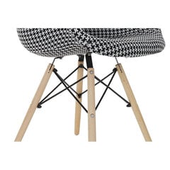 Kėdė su atrama DKD Home Decor, 62x61x83 cm, pilkas kaina ir informacija | Virtuvės ir valgomojo kėdės | pigu.lt