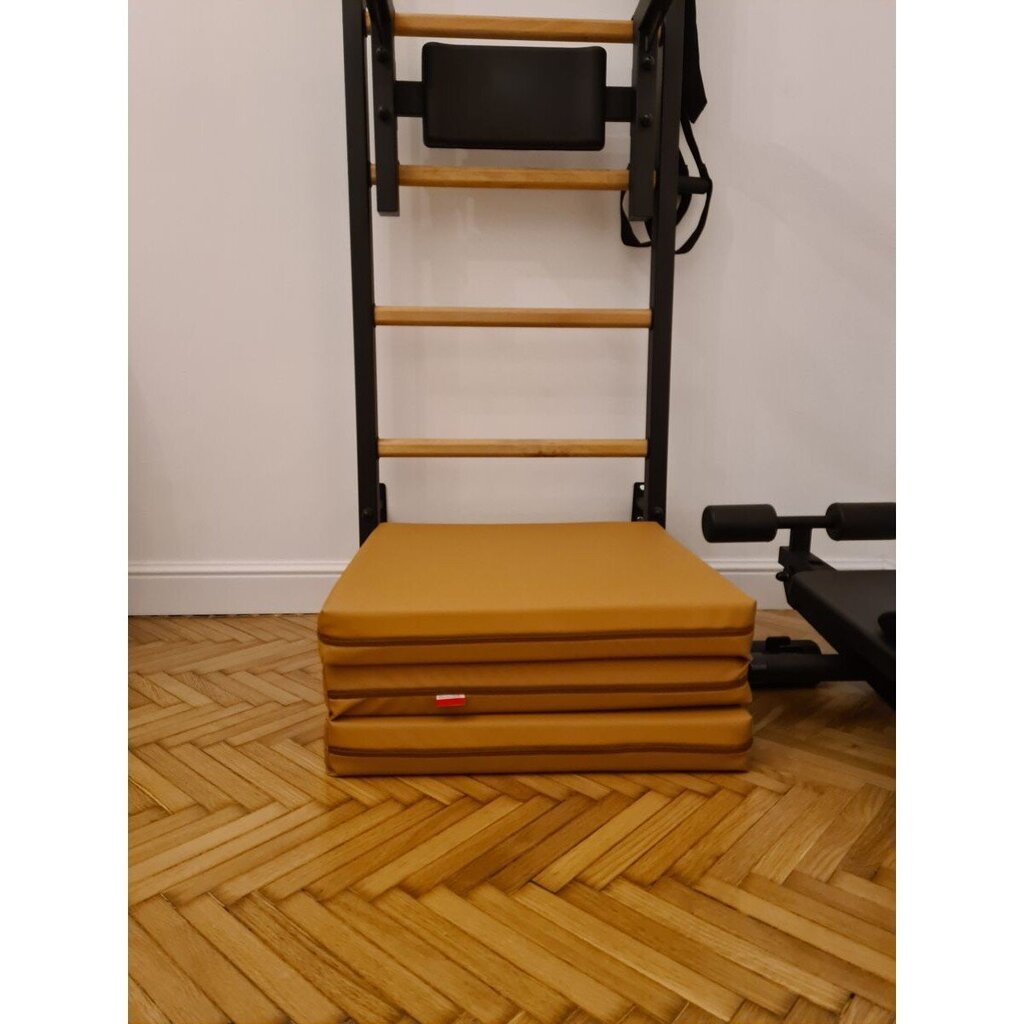 Gimnastikos čiužinys BenchK, rudas, 180 x 60 cm kaina ir informacija | Kilimėliai sportui | pigu.lt