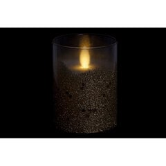 LED žvakė DKD Home Decor 7.5 x 7.5 x 10 cm kaina ir informacija | Žvakės, Žvakidės | pigu.lt