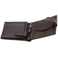 Odinė piniginė vyrams Genuine Leather su RFID 1228BRL цена и информация | Мужские кошельки | pigu.lt