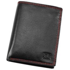 Odinė piniginė vyrams Genuine Leather RFID VPN631BLK цена и информация | Мужские кошельки | pigu.lt