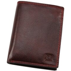 Odinė piniginė vyrams Genuine Leather su RFID VPN631BR kaina ir informacija | Vyriškos piniginės, kortelių dėklai | pigu.lt