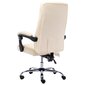 vidaXL Masažinė biuro kėdė, smėlio spalvos kaina ir informacija | Biuro kėdės | pigu.lt