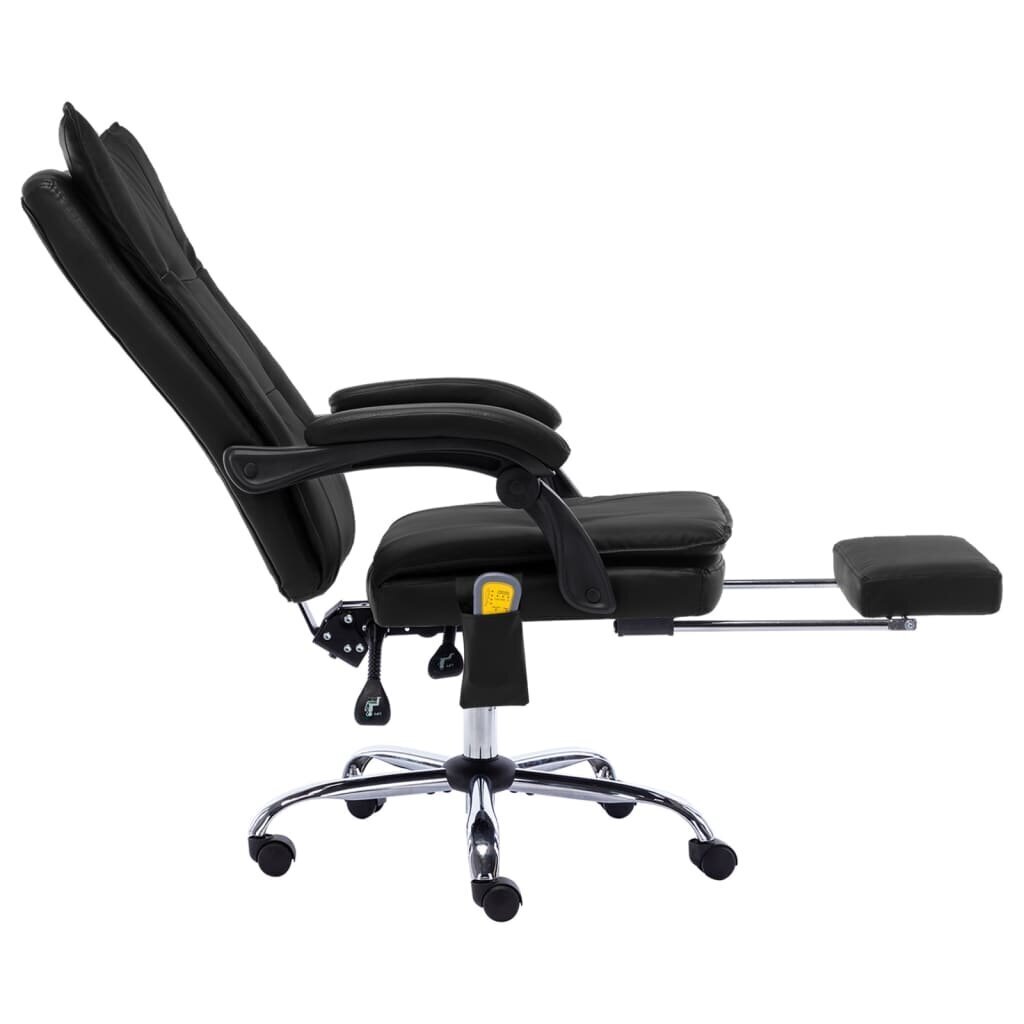 Masažinė biuro kėdė, juoda kaina ir informacija | Biuro kėdės | pigu.lt