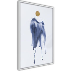 Plakatas Waterfall of Colour, Baltas rėmelis, 40x60 kaina ir informacija | Reprodukcijos, paveikslai | pigu.lt