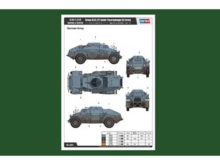 Konstruktorius Hobbyboss - German Sd.Kfz.221 Leichter Panzerspähwagen (1st Series), 1/35, 83811 kaina ir informacija | Konstruktoriai ir kaladėlės | pigu.lt