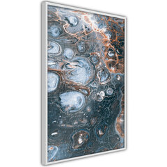 Plakatas Surface of the Unknown Planet, Baltas rėmelis, 40x60 kaina ir informacija | Reprodukcijos, paveikslai | pigu.lt
