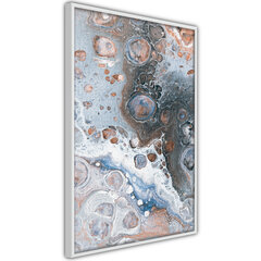 Plakatas Surface of the Unknown Planet, Baltas rėmelis, 40x60 kaina ir informacija | Reprodukcijos, paveikslai | pigu.lt