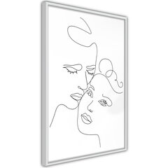 Plakatas Soulmates, Baltas rėmelis, 40x60 kaina ir informacija | Reprodukcijos, paveikslai | pigu.lt