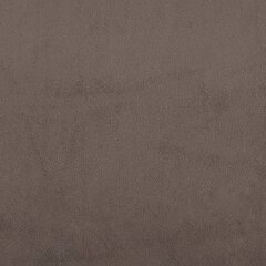 Стулья вращающиеся, 2 шт., серо-коричневые, с обивкой из ткани цена и информация | Стулья для кухни и столовой | pigu.lt