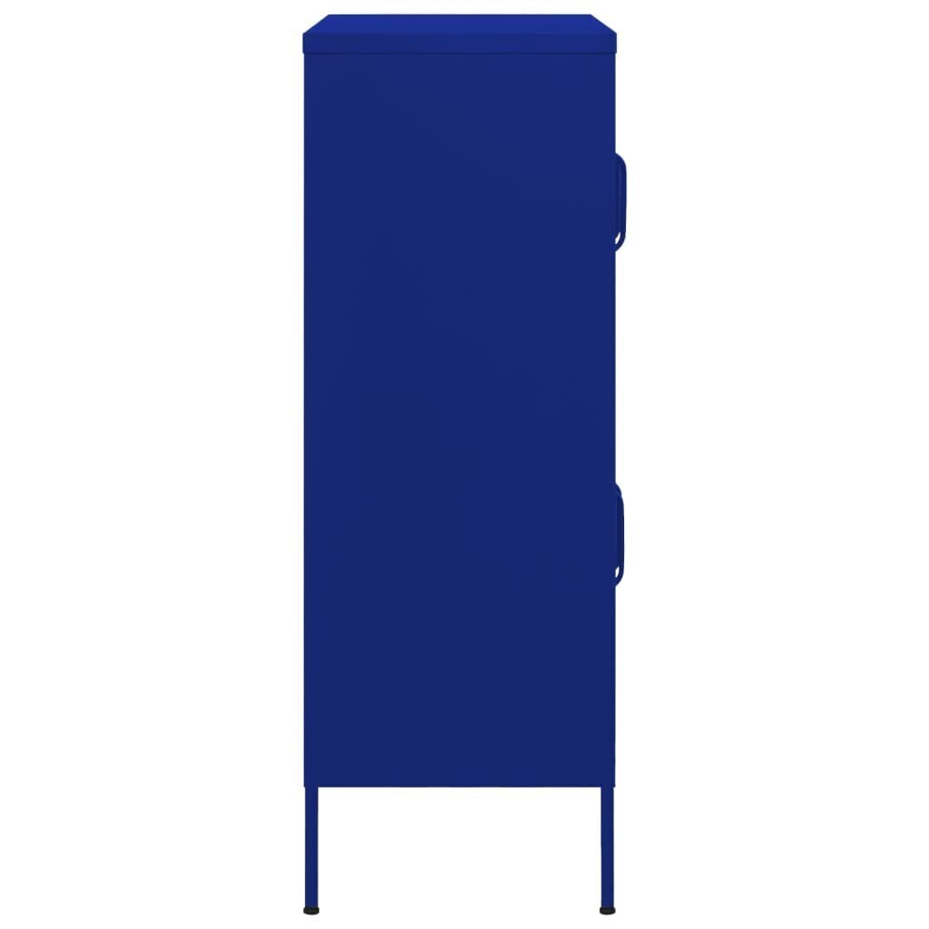 Sandėliavimo spintelė, 80x35x101,5 cm, mėlyna kaina ir informacija | Svetainės spintelės | pigu.lt