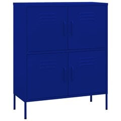Sandėliavimo spintelė, 80x35x101,5 cm, mėlyna цена и информация | Шкафчики в гостиную | pigu.lt