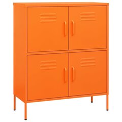 Sandėliavimo spintelė, 80x35x101,5 cm, oranžinė цена и информация | Шкафчики в гостиную | pigu.lt