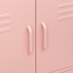 Sandėliavimo spintelė, 80x35x101,5 cm, rožinė цена и информация | Шкафчики в гостиную | pigu.lt